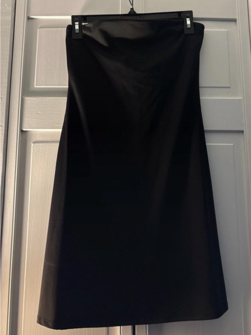 Active USA Black Midi A-Line Dress